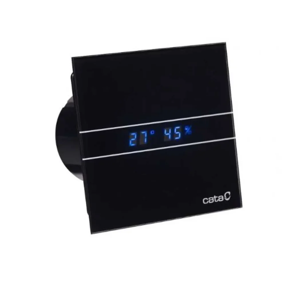 Ištraukimo ventiliatorius Cata E120 GTH, juodas